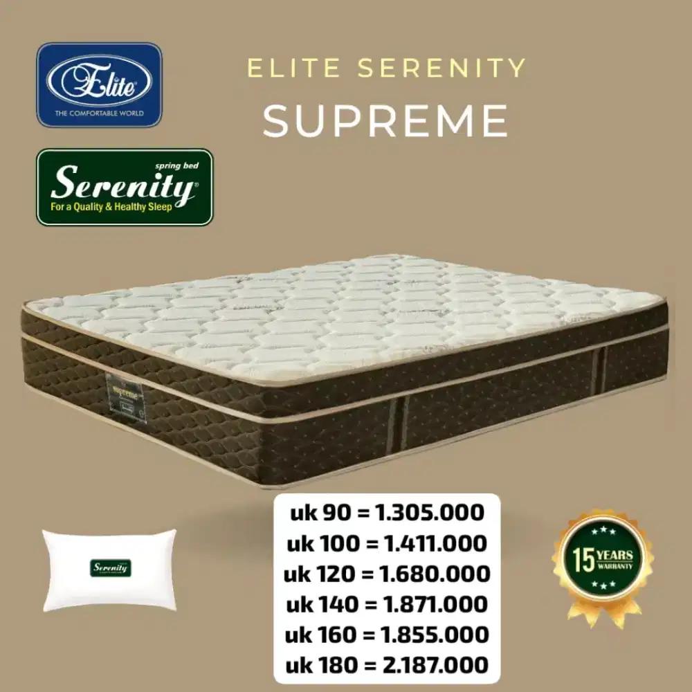 Promo Springbed  Serenity Supreme All Ukuran Murah Area Jogja (dwi)