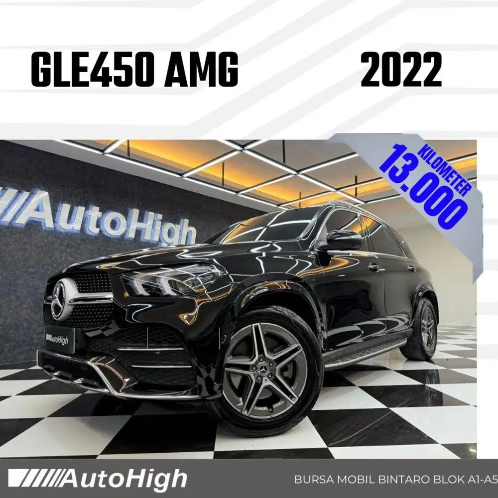 DP10% [Km13.000] GLE450 AMG 2022 Black / GLE 450 Reg 2023 #AUTOHIGH