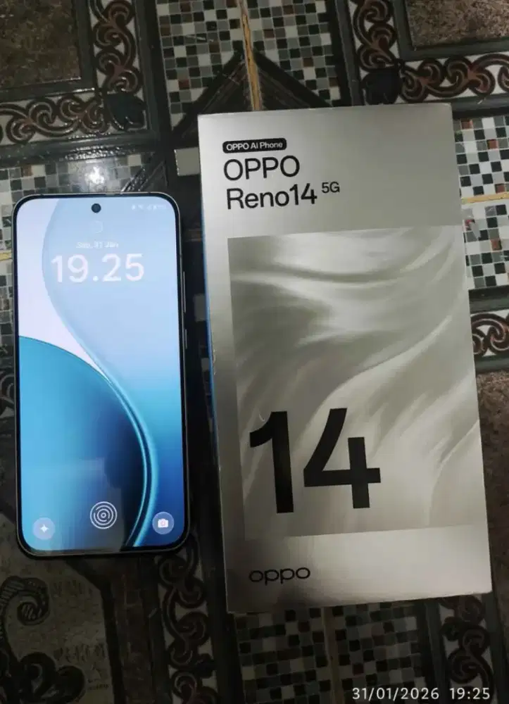 Oppo reno 14 5G mulus ram 12/256