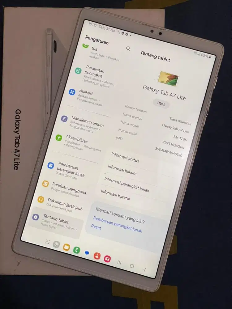 Tab samsung A7 Lite ram 3/32