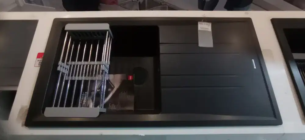 C/TEKA STONE SINK 60 1B.1D METALLIC