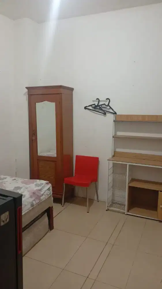 Bayar Bulanan Kamar 12m2 Double Bed Full Furnished Free Wifi  Condet
