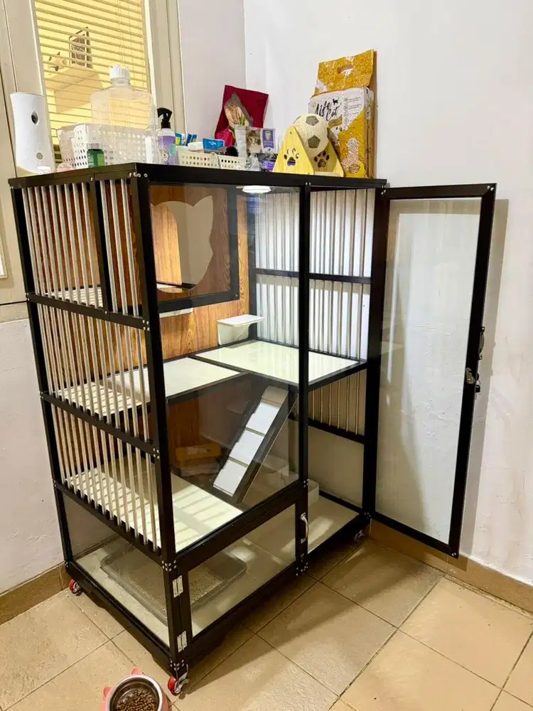 Kandang kucing Alumunium