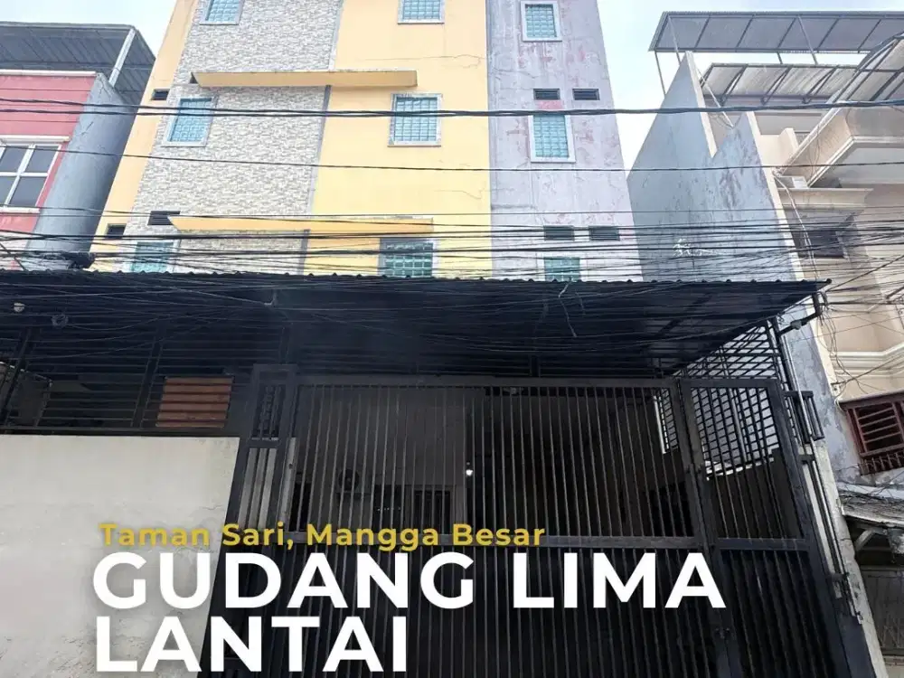 Dijual WAREHOUSE / GUDANG  1200 m2  di TAMANSARI Jakarta Barat