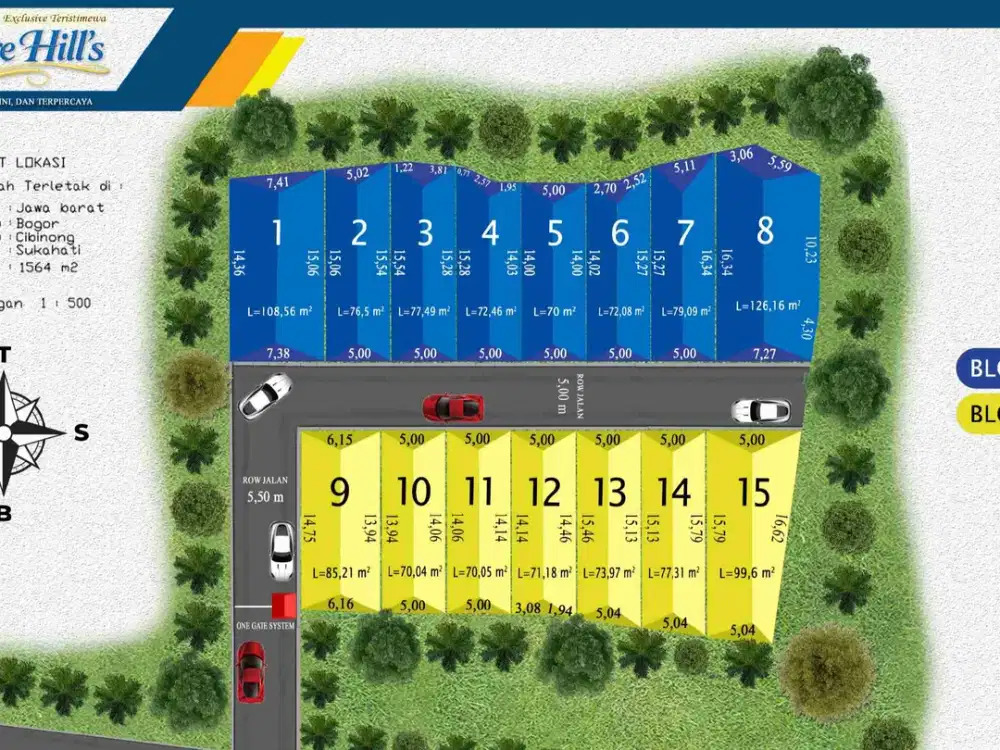 Rumah di dekat wakil bupati , selangkah ke jalan raya besar