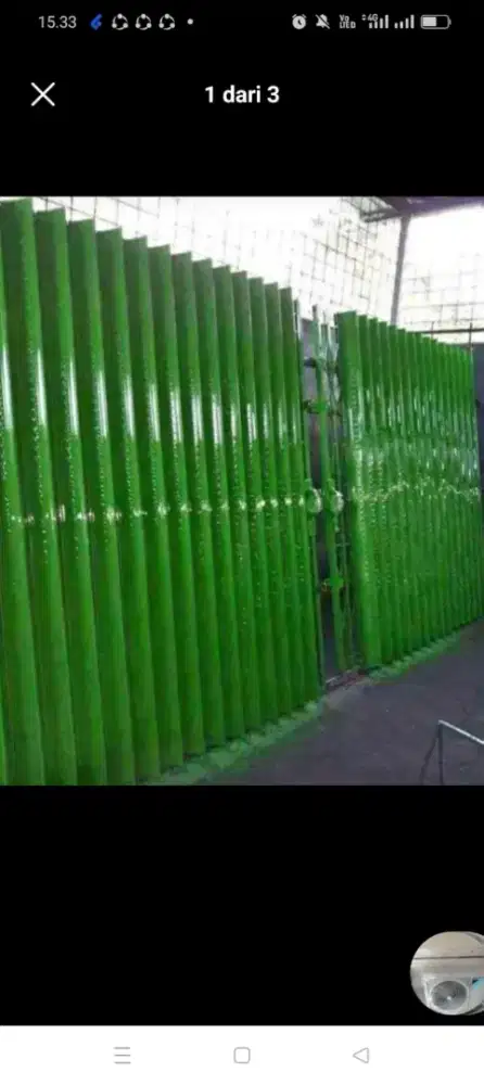 Folding gate murah kanopi