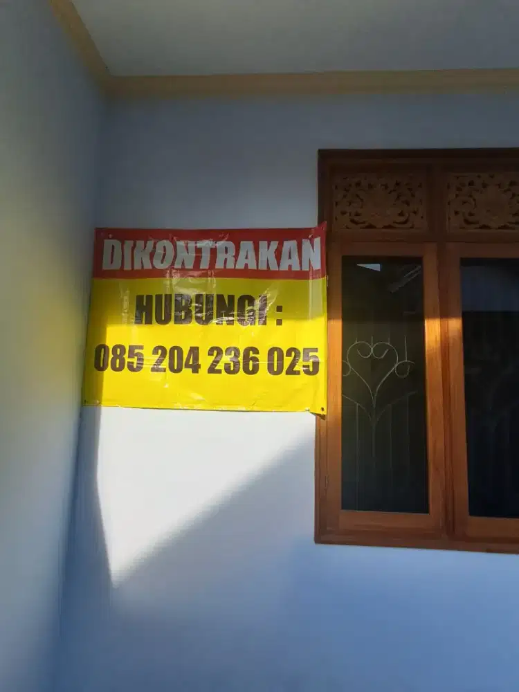 Dikontrakkan rumah