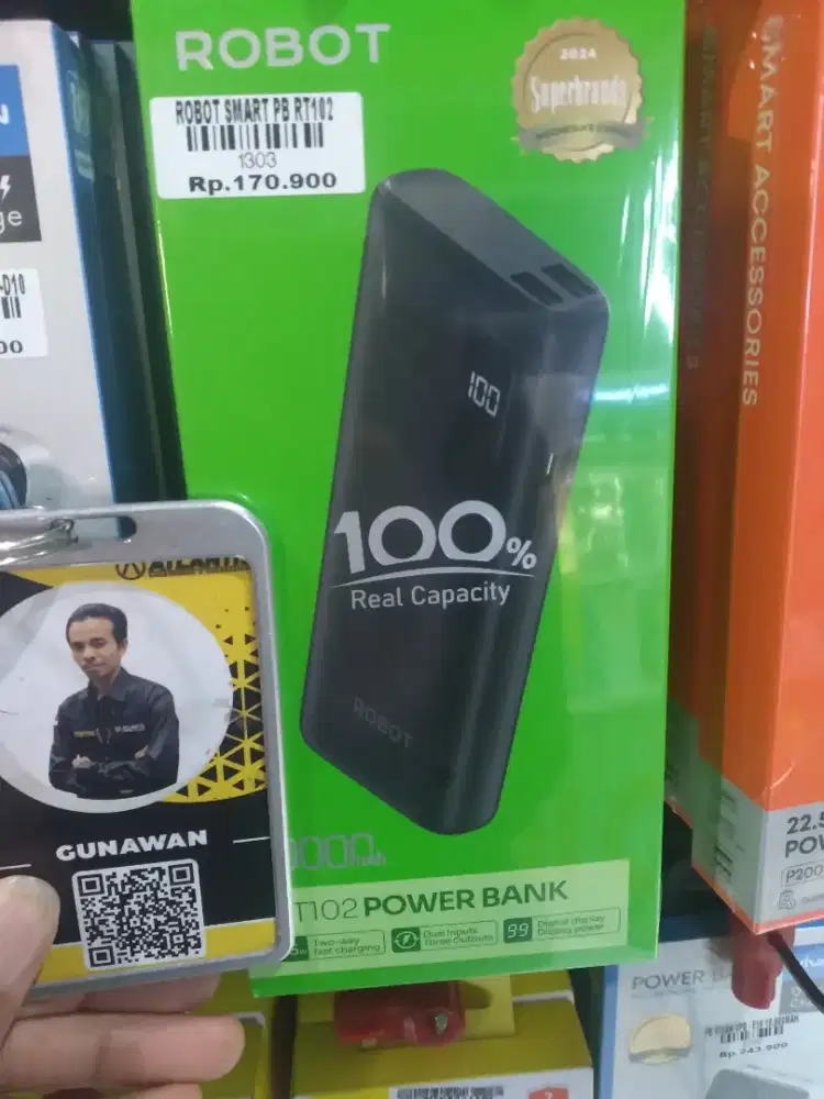 Power bank ROBOT RT102 ATLANTIS DAHSYAT
