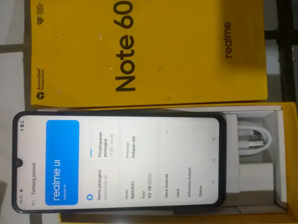 Realme note 60 4+8/64