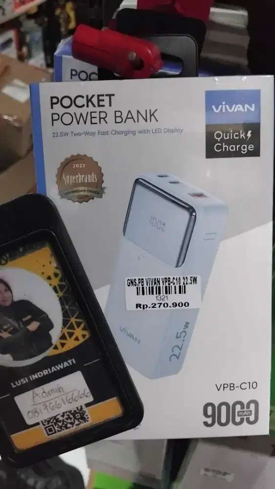 PB VIVAN VPB-C10 22.5W | ATLANTIS DAHSYAT