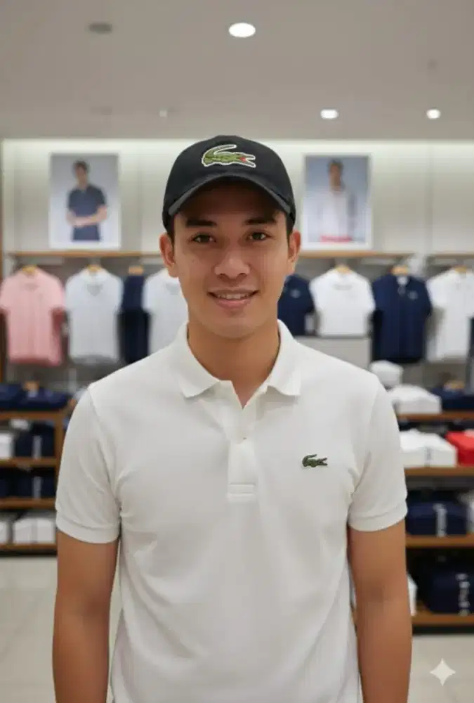 Topi Lacoste Big Logo Original