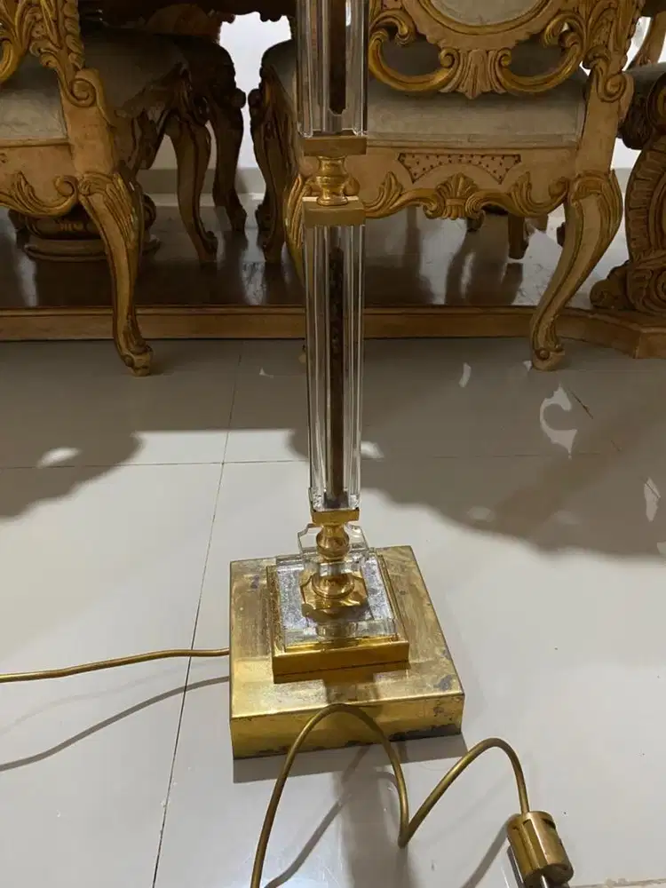 DA VINCI LAMPU KRISTAL STANDING TINGGI 155 cm Jual cepat