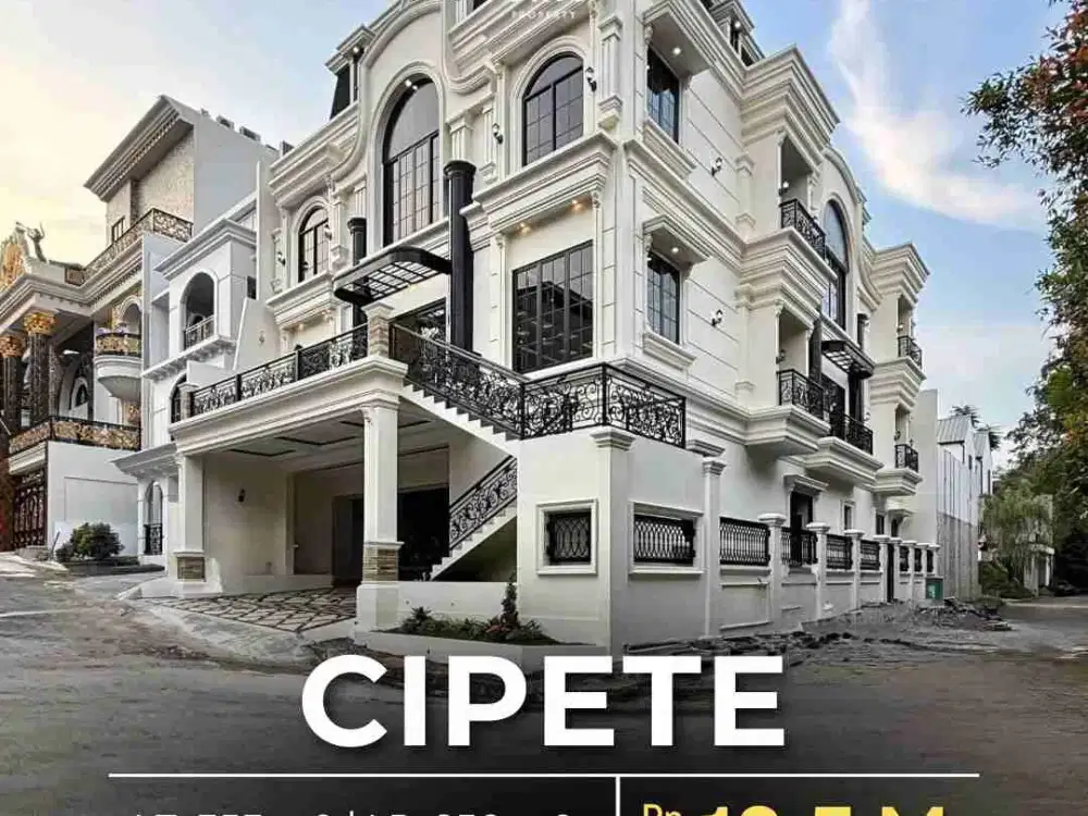 Rumah Brand New Hoek Dlm Komplek di Cipete Jakarta Selatan