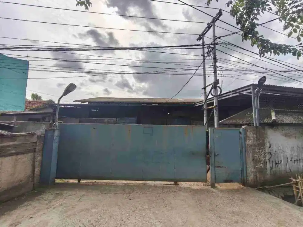 Gudang 1.250 m² dijual di Jl. Raya Mauk Sepatan Tangerang