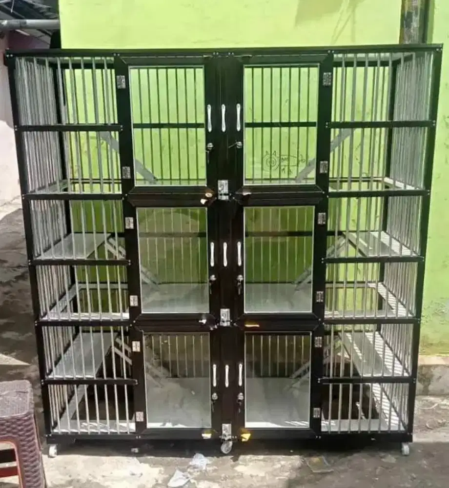 Kandang kucing aluminium