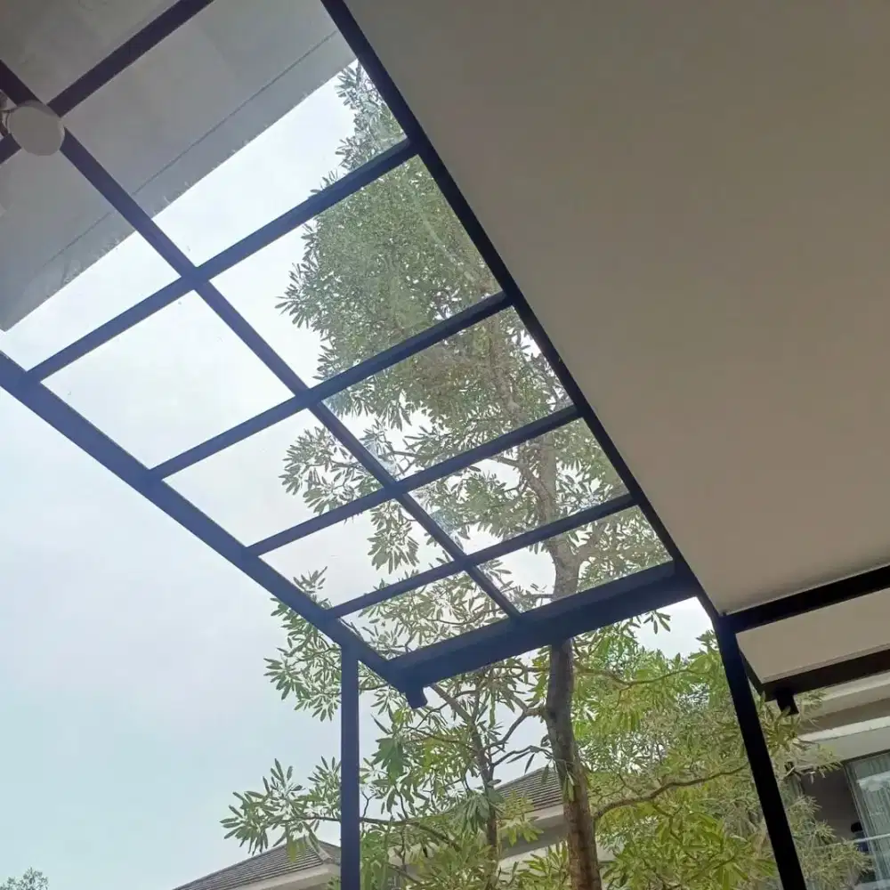 pemasangan kanopi rumah atap alderon dll