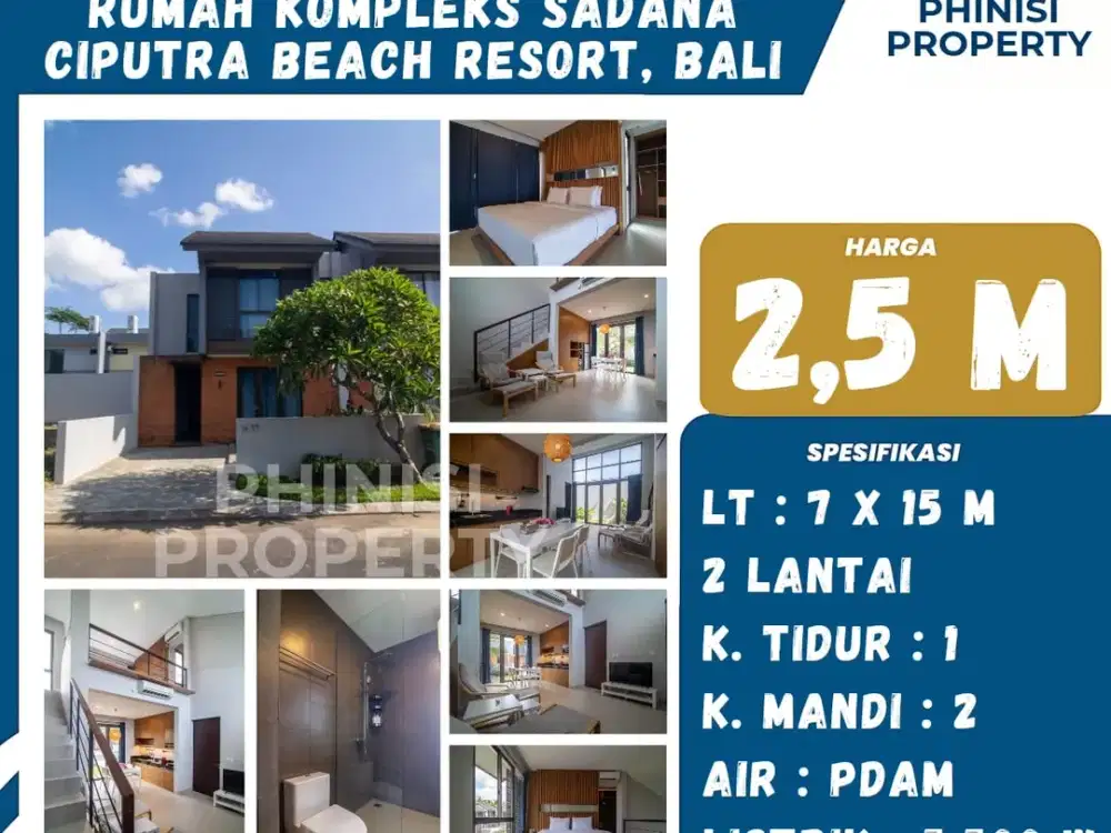 Dijual Rumah Ciputra Beach Resort Bali