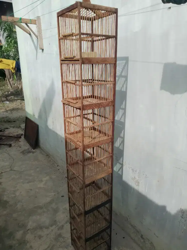 Kandang burung tingkat