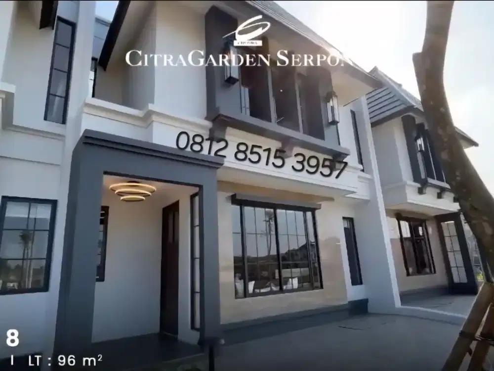 CLUSTER HORTIS BY CITRA GARDEN SERPONG NEAR LAKEPARK! SUPER HOT DEAL KPR DP 0%