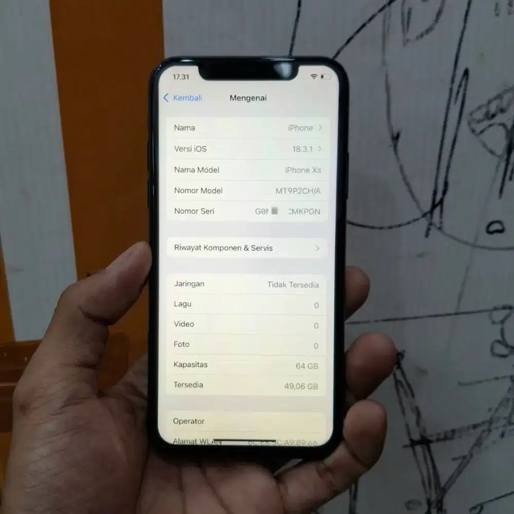 iPhone XS 64gb inter wifi only unit only