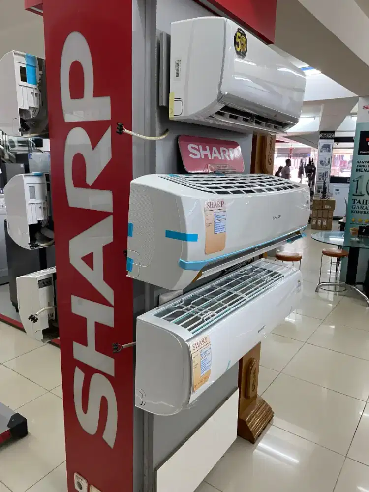 CREDIT AC SHARP 1PK BUNGA 0% TANPA DP