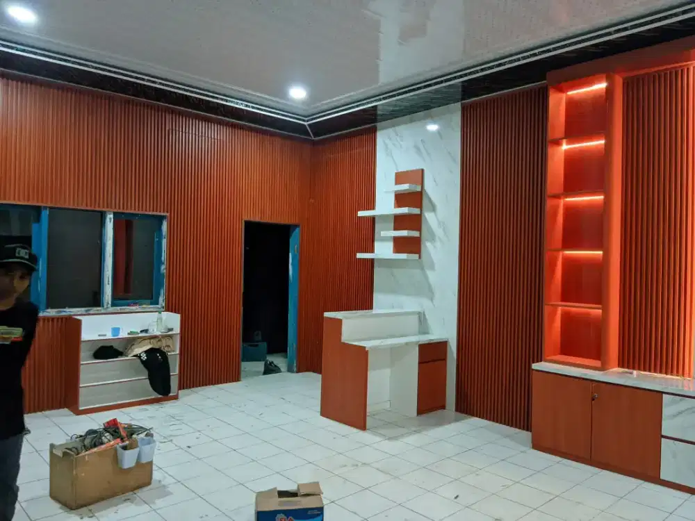 Backdrop tv full plafon