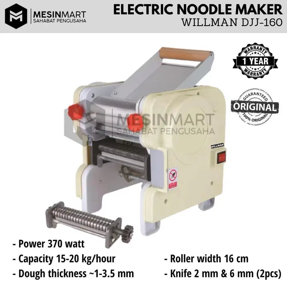 MESIN MIE / NOODLE MAKER DJJ-160 WILLMAN