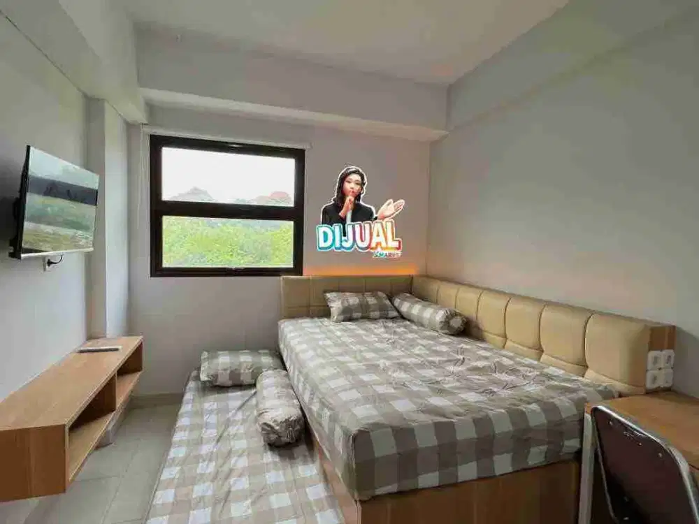 Dijual Unit Apartemen Urbana Full Furnished Type Studio Cakep. Cocok Banget Utk Investasi Jangka Panjang