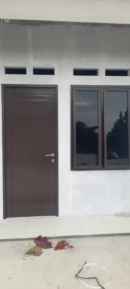 Kusen, pintu kaca,kaca mati