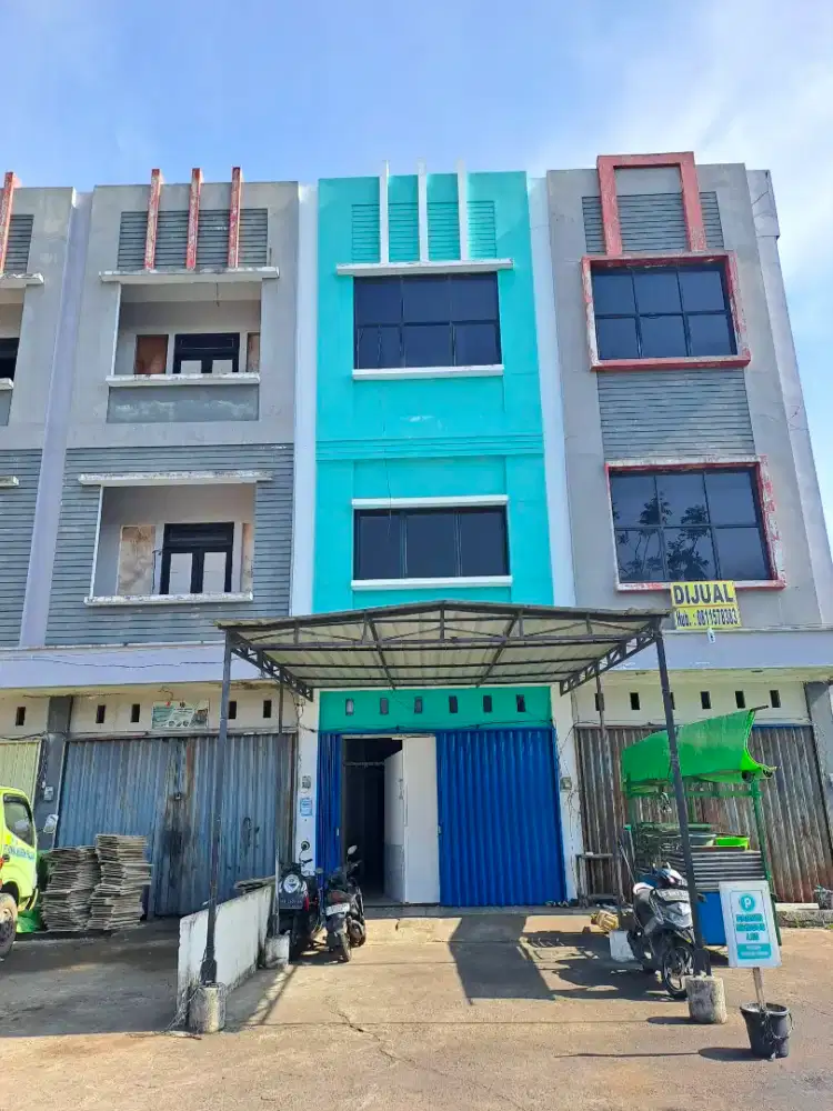 Jual Ruko 3 Lantai. 1.3M Murah!!!Jln Tabrani Ahmad Smping gg Zuriat