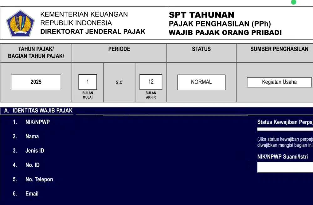 Mengurus laporan SPT tahunan