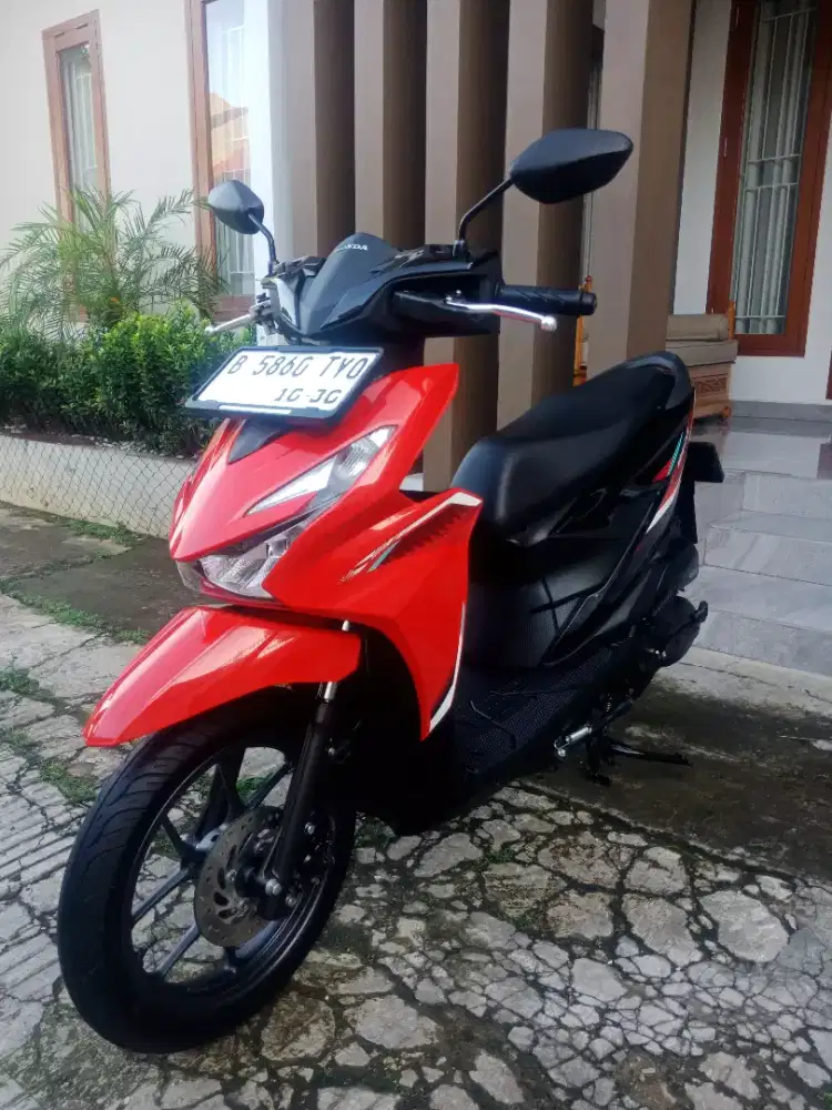 LOW KM! NEW HONDA BEAT SPORTY ALARM PAJAK PANJANG FULL ORI KAYA BARU!!