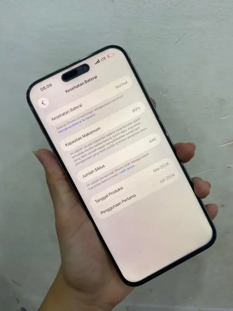 iPhone 15 pro max 256 ibox lcd udah ganti