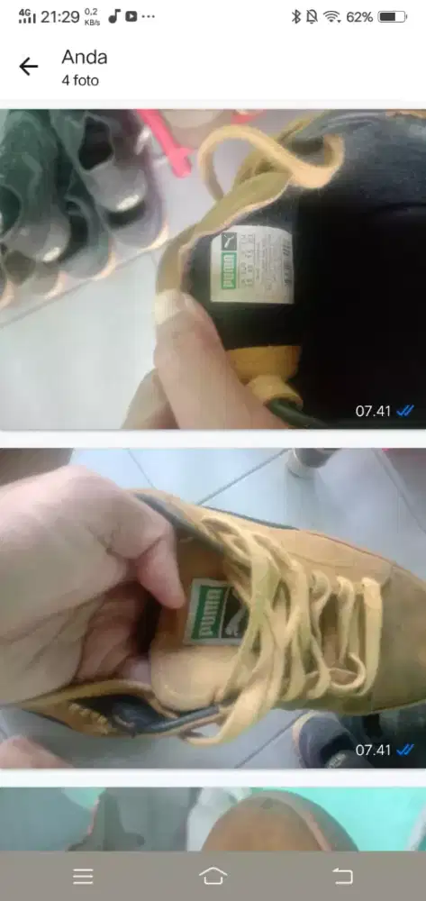 Jual sepatu merek puma ukuran 39