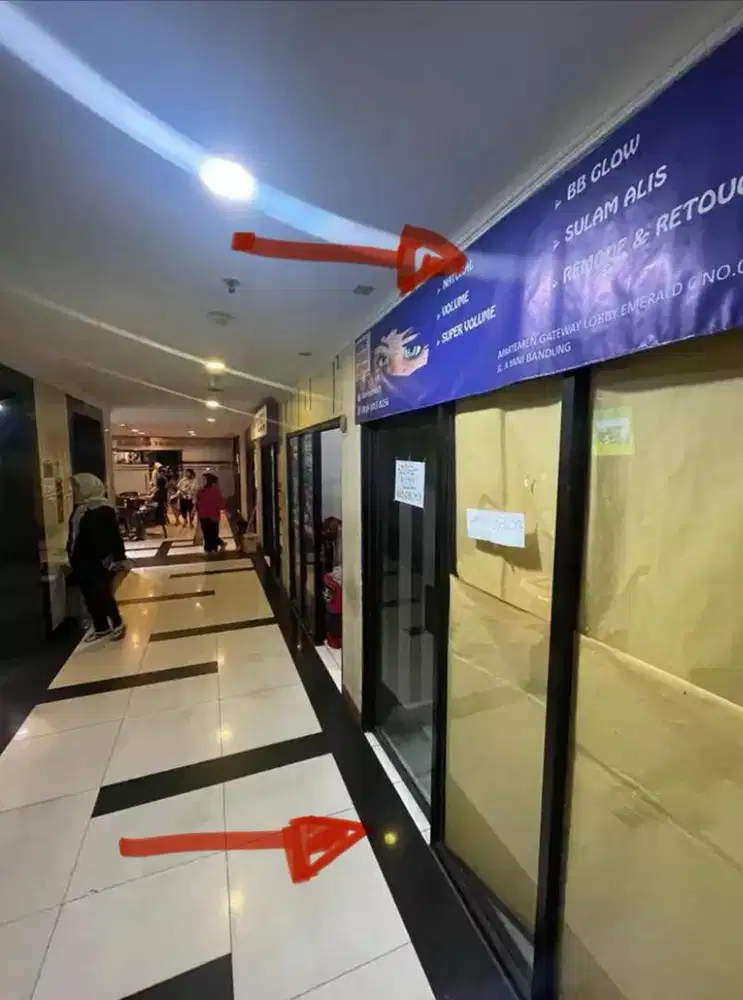 Dijual kios Gateway Cicadas BDG Kios lokasi langa di Lobby Utama