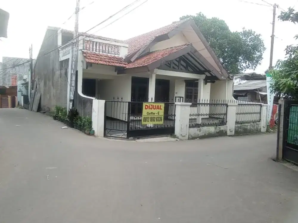 Jual cepat rumah hook  siap huni di pondok kacang timur pondok aren