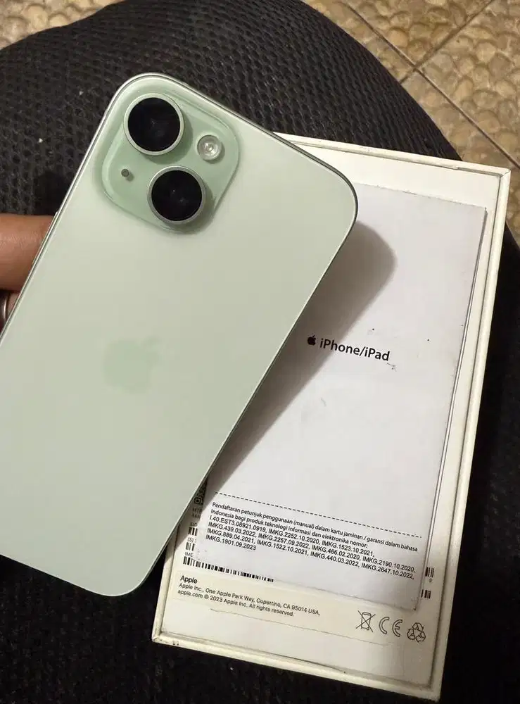 DIJUAL CEPAT, Iphone 15/128gb I-box murni