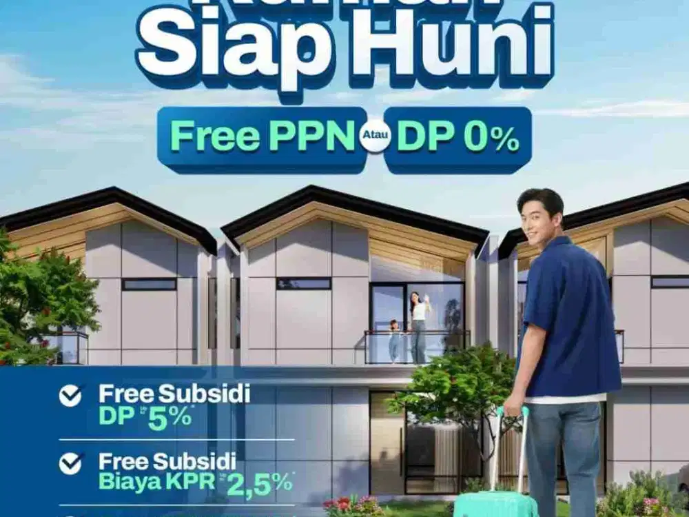 Rumah Ready Free PPN DP 0%