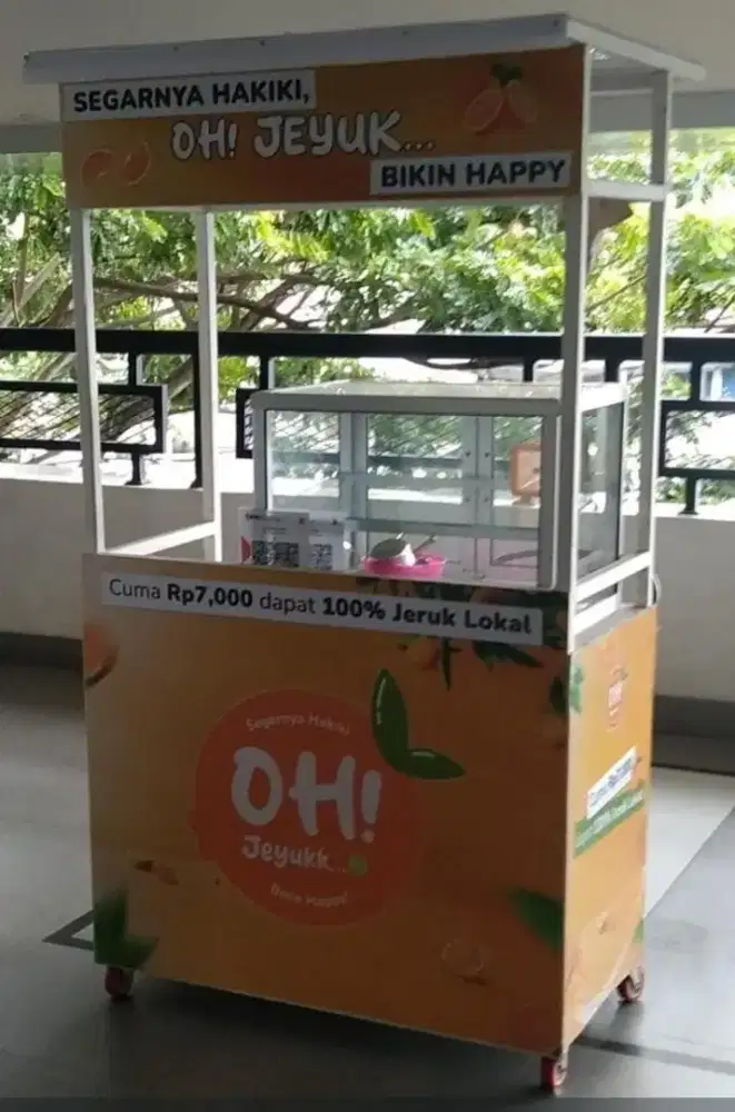 Gerobak es jeruk murmer