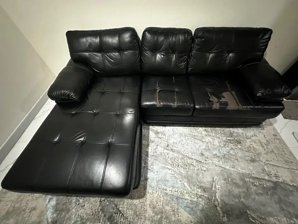 DIJUAL CEPAT SOFA LETTER L (2+1)
