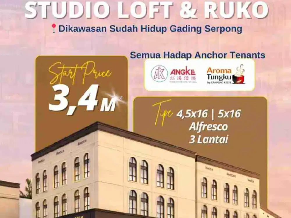 Maggiore Signature West Studio Loft 4 Lantai Paramount Gading Serpong