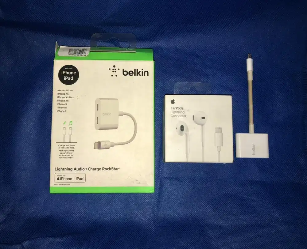 Headset lightning ori copotan iphone