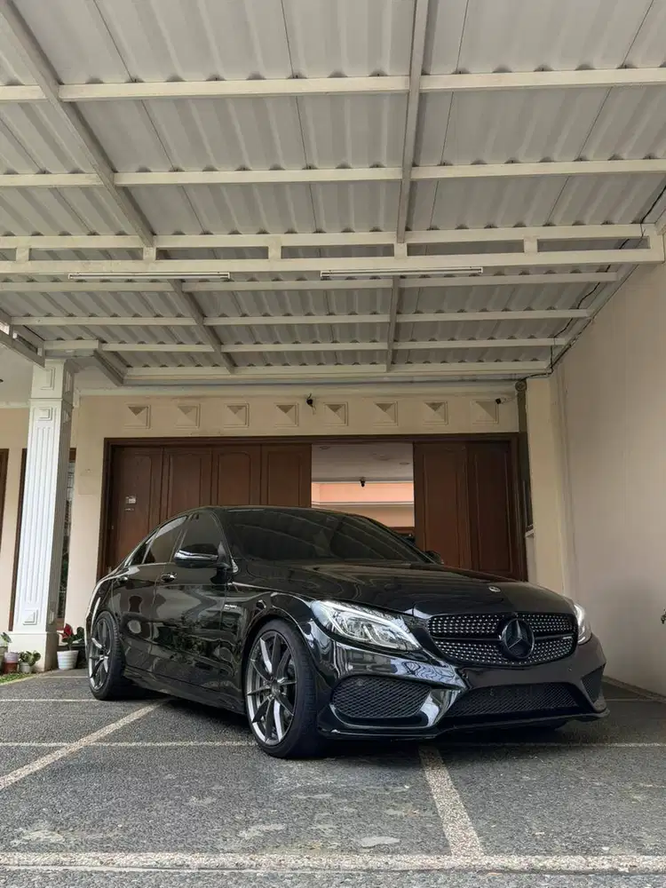 Mercedes Benz C43 AMG 2017 Black Hitam 2018 2016 Mercy Jual Cepet Bu
