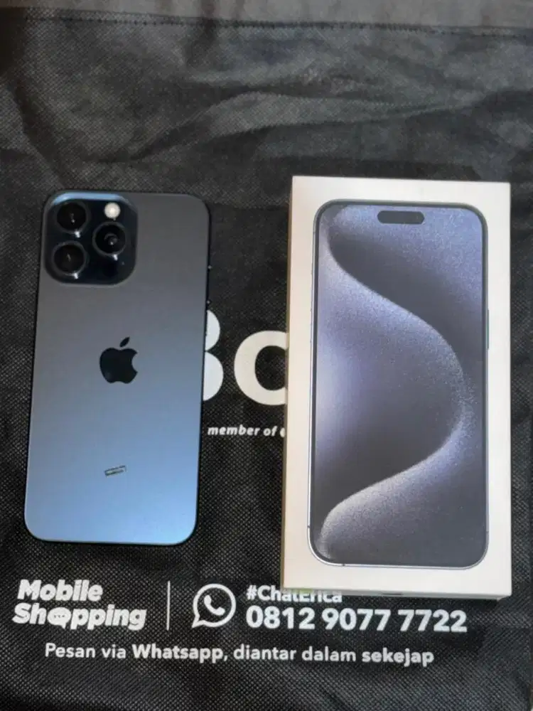 Iphone 15 Pro Max Blue Titanium 256GB