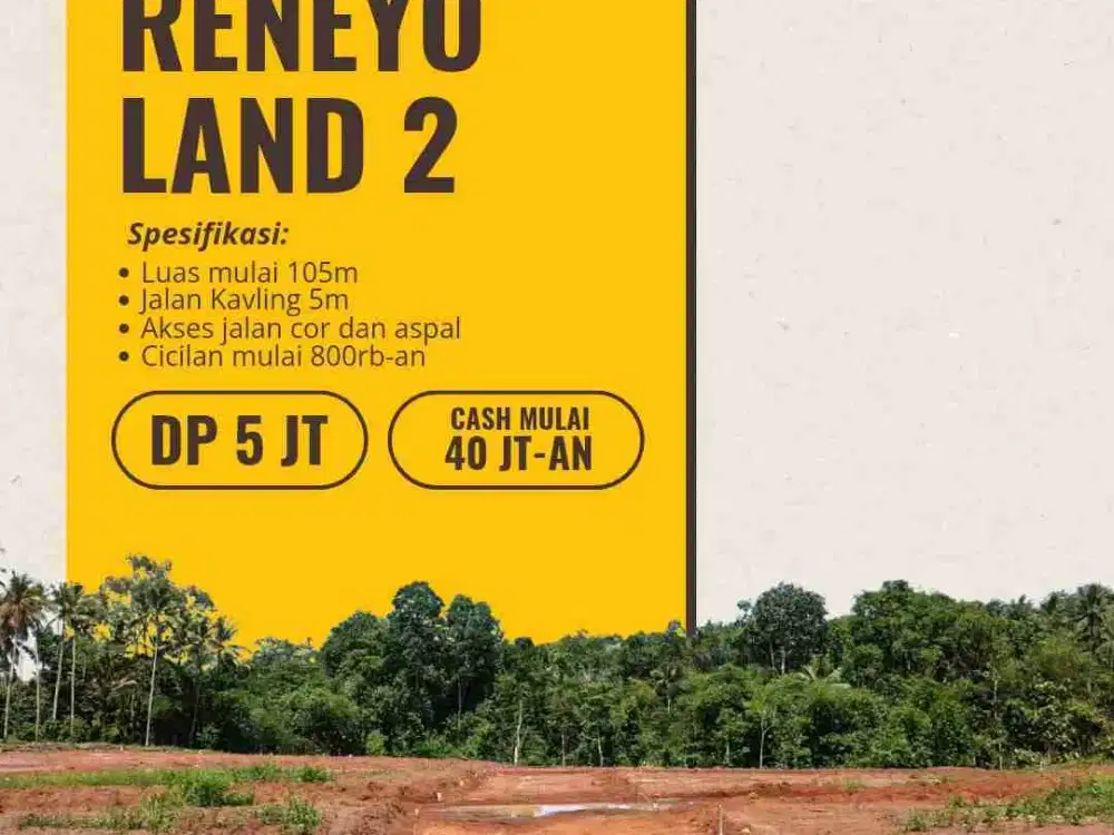 KAVLING MURAH SIAP BANGUN FREE SHM A.N PEMBELI