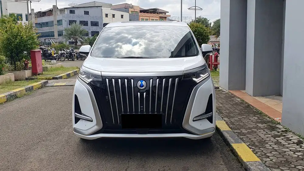 Denza D9 D 9 Elite FWD EV White On Beige 2025 Gress Like New Low KM