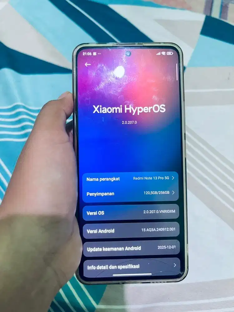 dijual hp xiaomi redmi note 13 pro 5g