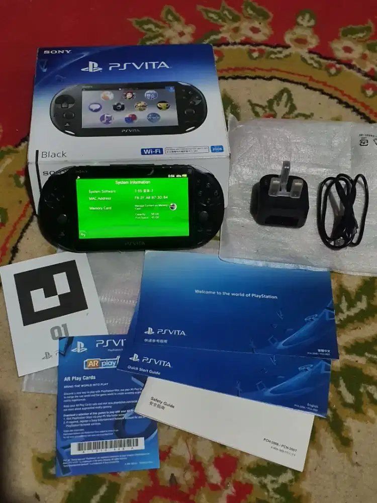 PSVITA SLIM SUDAH JAILBREAK MEMORI 64GIGA - BONUS FREE GAME