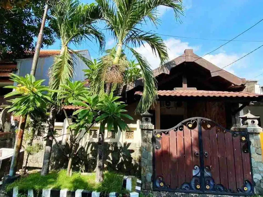 RUNGKUT MENANGGAL HARAPAN dekat MERR‼️Jual Rumah 1 Lantai Row Jalan 2 Mobil