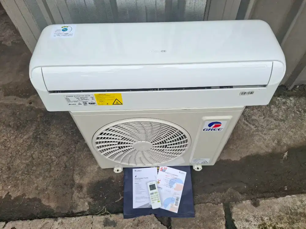 Ac 1.5pk second berikut jasa pasang Gree GwcN1a model baru